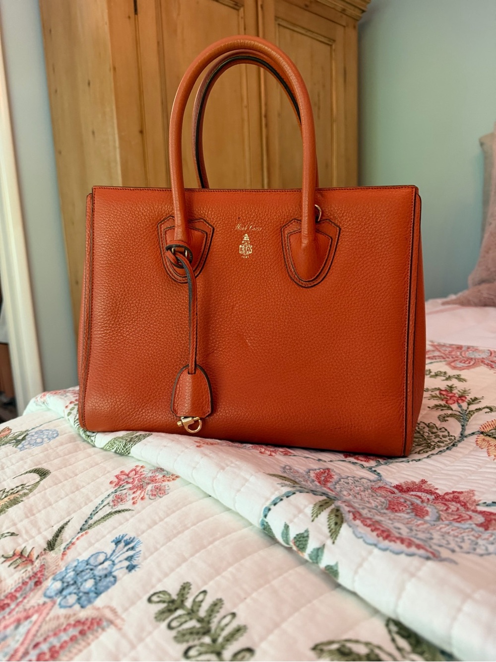Mark Cross Top Handle Purse